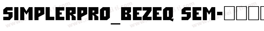 SimplerPro_BEZEQ Sem字体转换